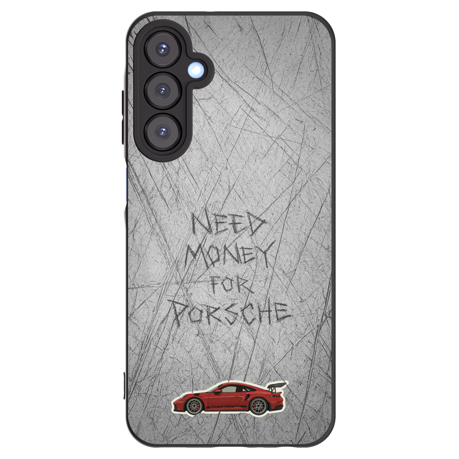 Picasee silikonski črni ovitek za Samsung Galaxy A25 A256B 5G - Garage Scratch