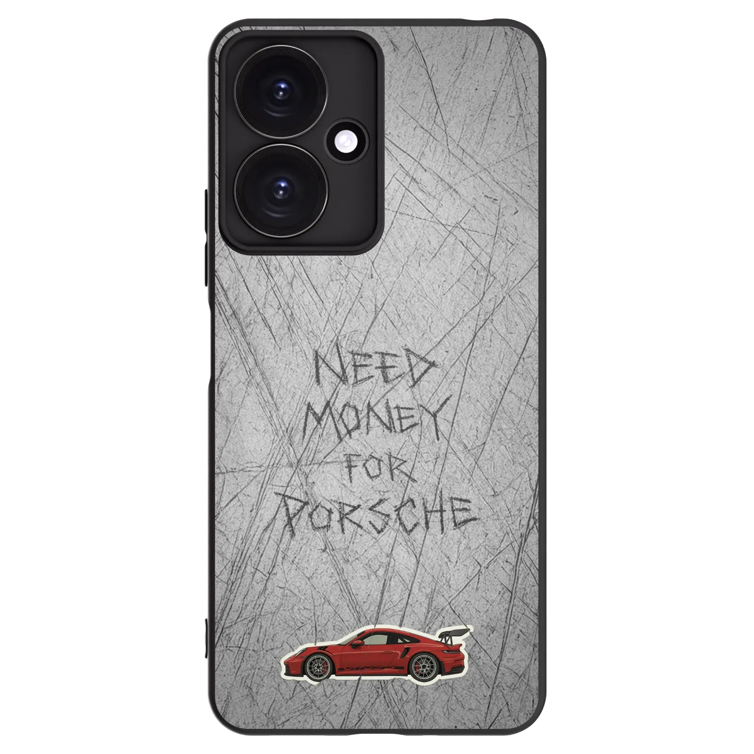 Picasee silikonski črni ovitek za Xiaomi Redmi 13C 5G - Garage Scratch