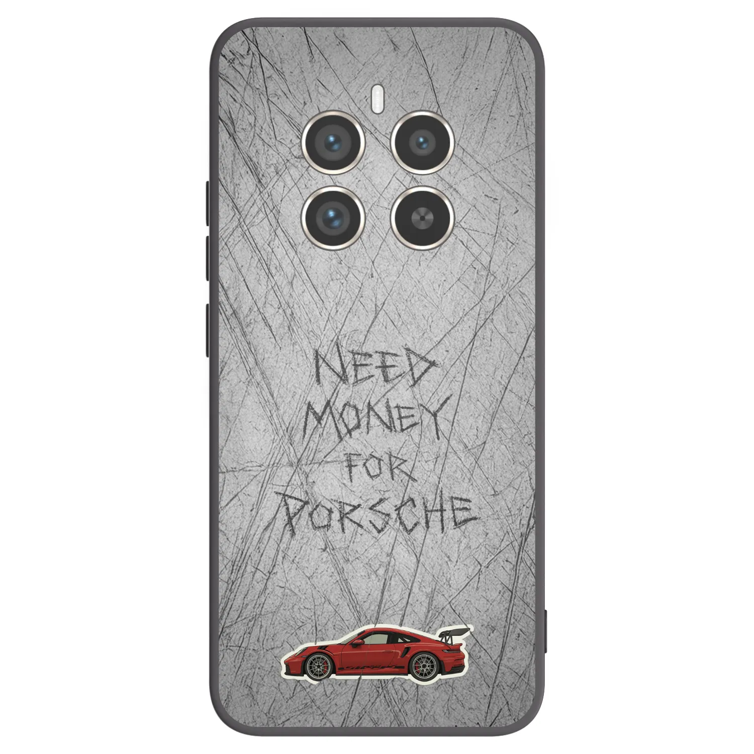 Picasee silikonski črni ovitek za Realme 12 Pro 5G - Garage Scratch