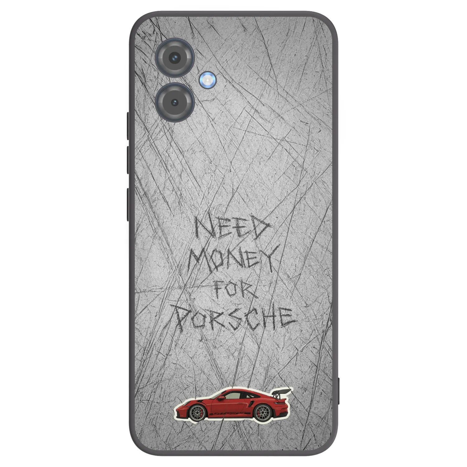 Picasee silikonski črni ovitek za Motorola Moto G14 - Garage Scratch
