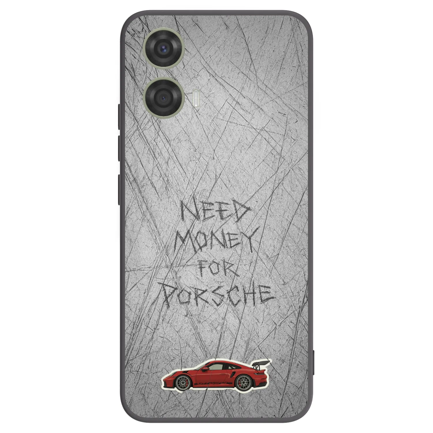 Picasee silikonski črni ovitek za Motorola Moto G24 - Garage Scratch