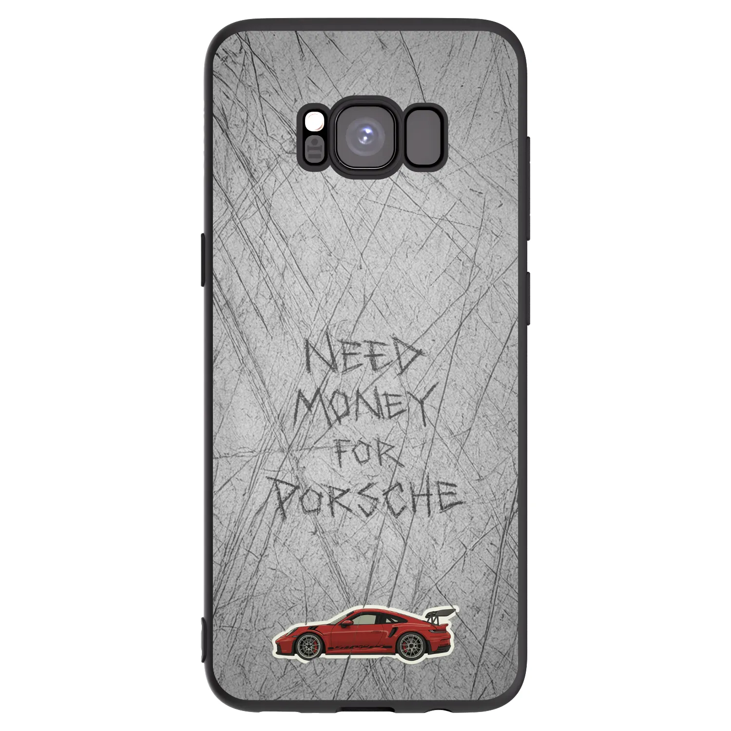 Picasee silikonski črni ovitek za Samsung Galaxy S8 G950F - Garage Scratch