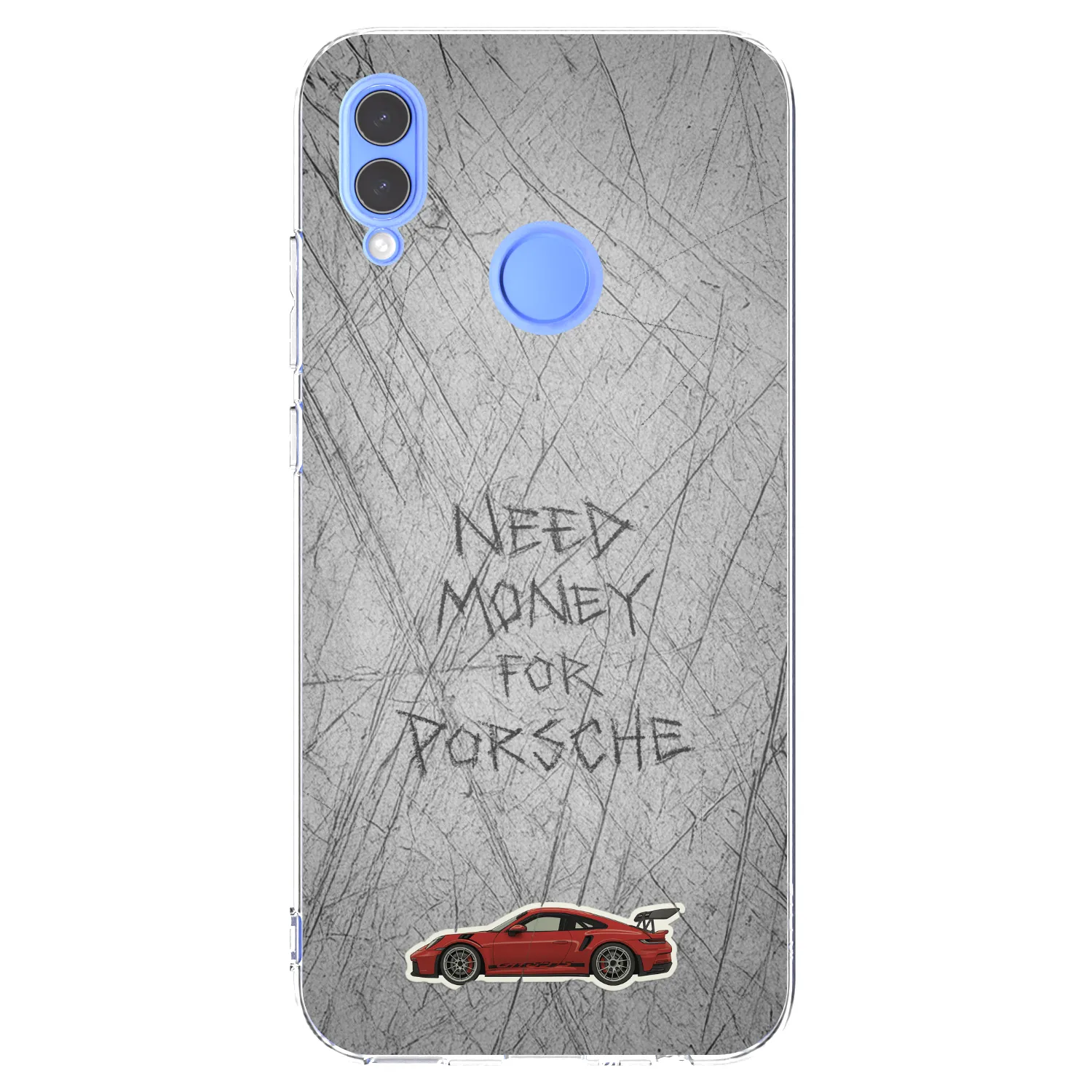 Picasee silikonski prozorni ovitek za Huawei P Smart 2019 - Garage Scratch