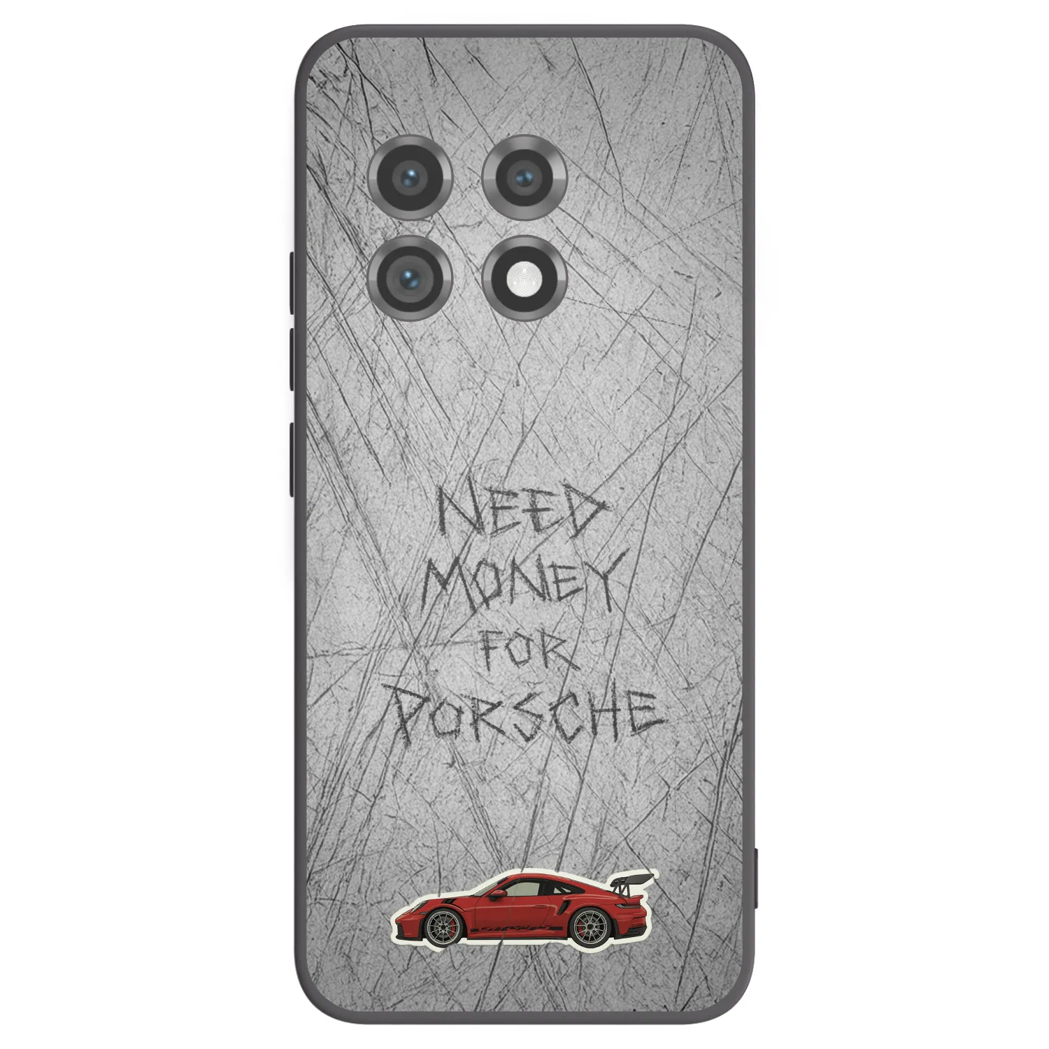 Picasee silikonski črni ovitek za OnePlus 11 5G - Garage Scratch
