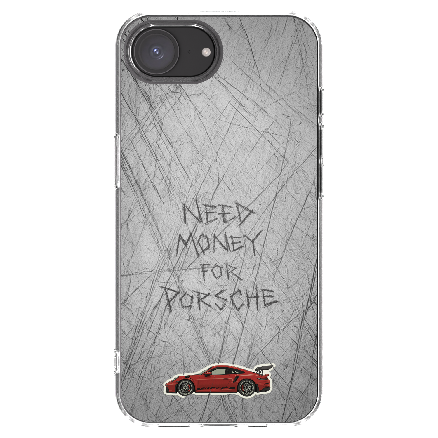 Picasee silikonski prozorni ovitek za Apple iPhone 16e - Garage Scratch