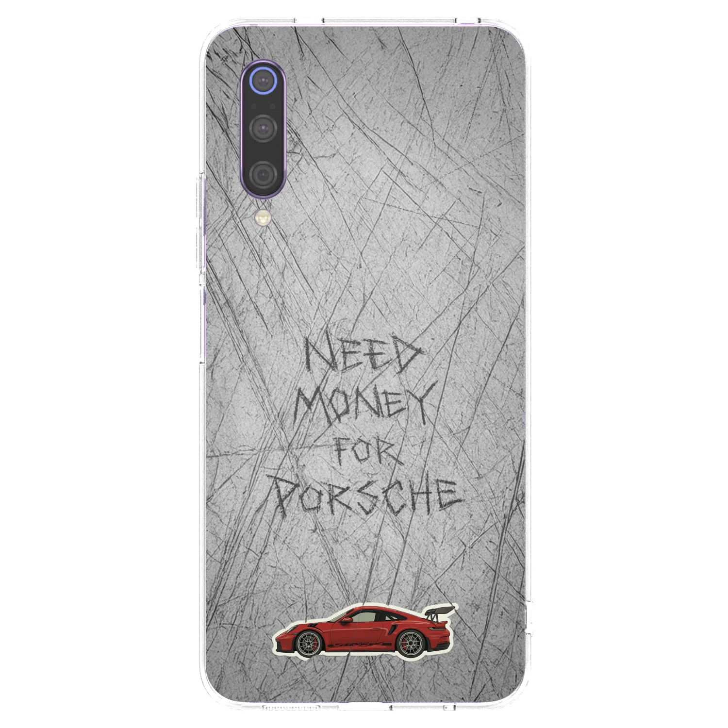 Picasee silikonski prozorni ovitek za Xiaomi Mi 9 - Garage Scratch