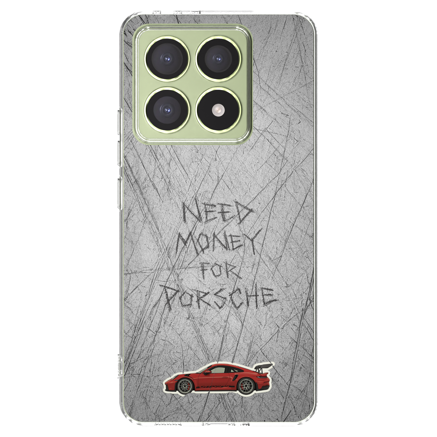 Picasee silikonski prozorni ovitek za Xiaomi 14T - Garage Scratch