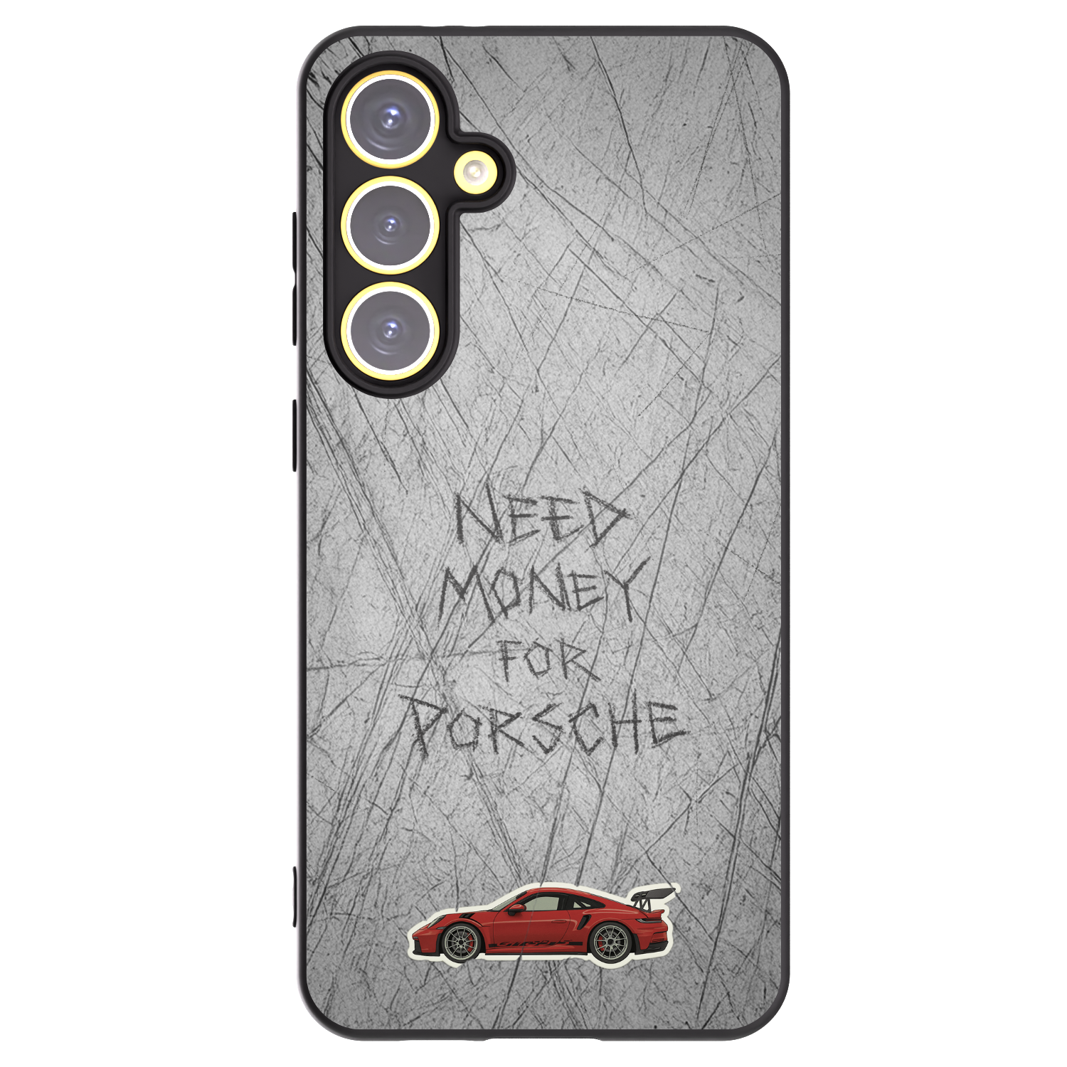 Picasee silikonski črni ovitek za Samsung Galaxy S24 FE S721B - Garage Scratch