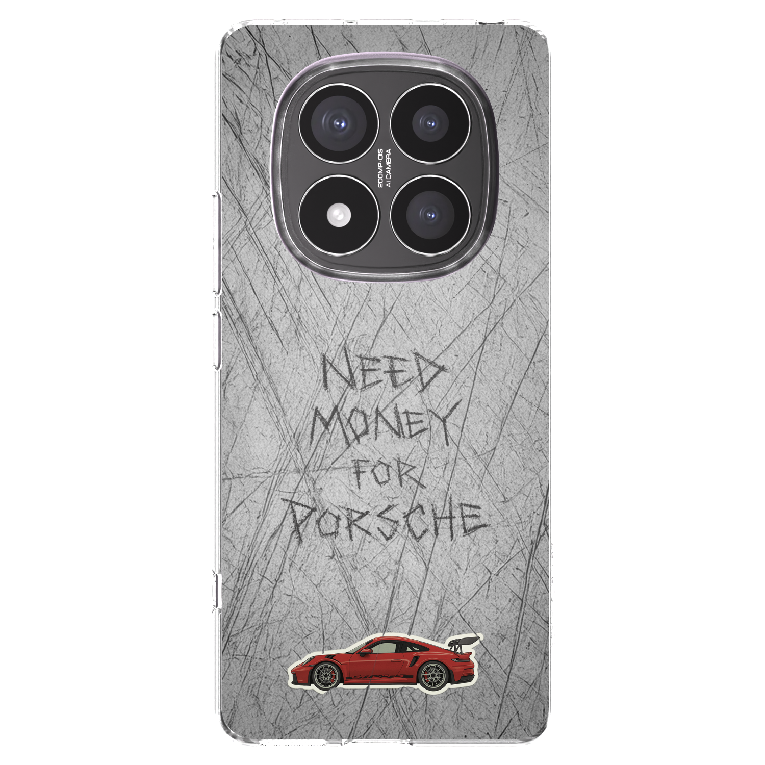 Picasee silikonski prozorni ovitek za Xiaomi Redmi Note 14 Pro+ 5G - Garage Scratch
