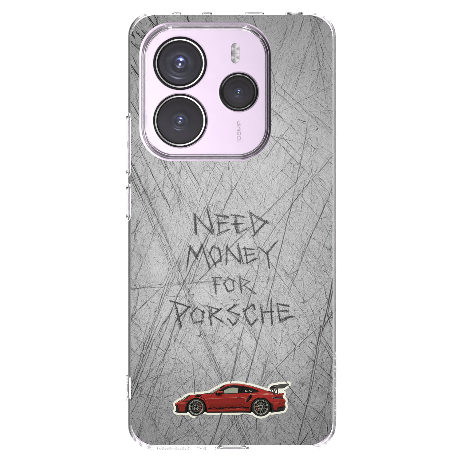 Picasee silikonski prozorni ovitek za Xiaomi Redmi Note 14 5G - Garage Scratch
