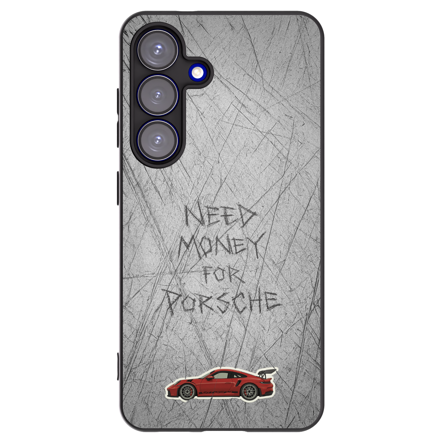 Picasee silikonski črni ovitek za Samsung Galaxy S25 5G - Garage Scratch