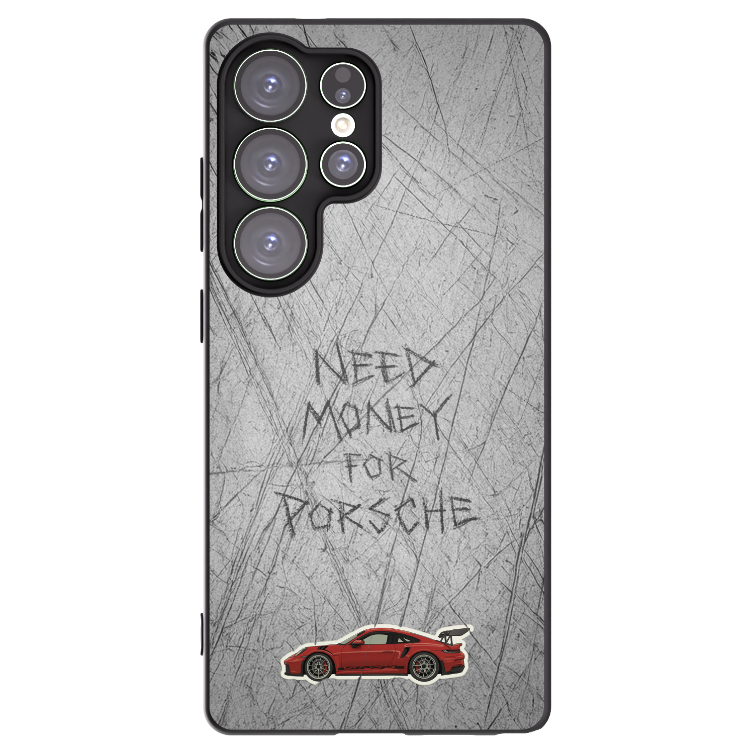 Picasee silikonski črni ovitek za Samsung Galaxy S25 Ultra 5G - Garage Scratch