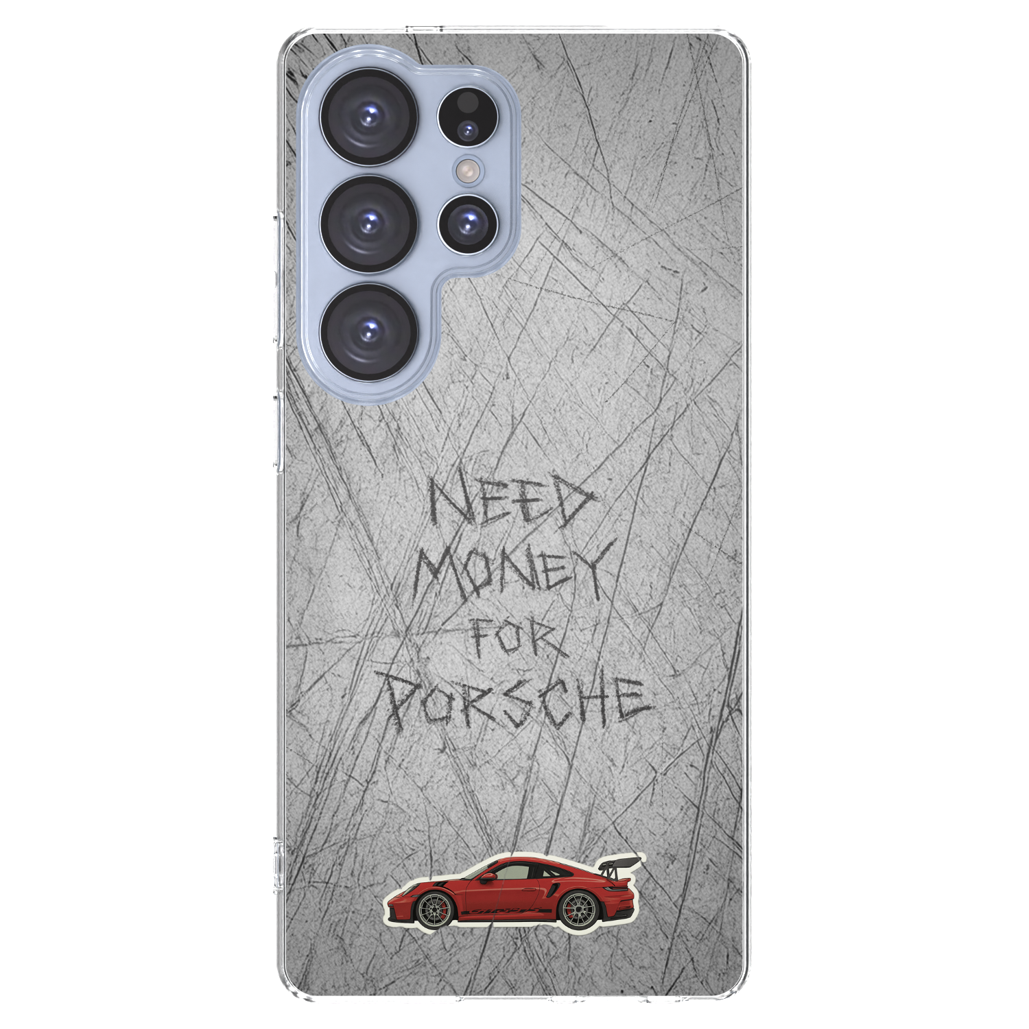 Picasee silikonski prozorni ovitek za Samsung Galaxy S25 Ultra 5G - Garage Scratch