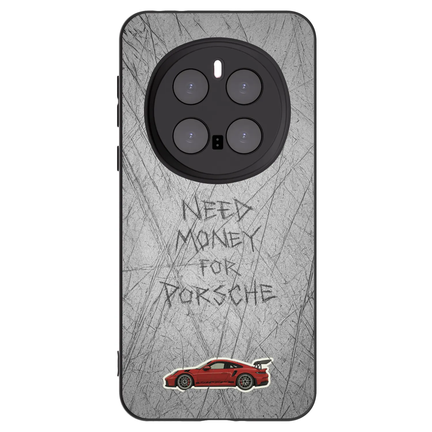 Picasee silikonski črni ovitek za Honor Magic7 Pro 5G - Garage Scratch