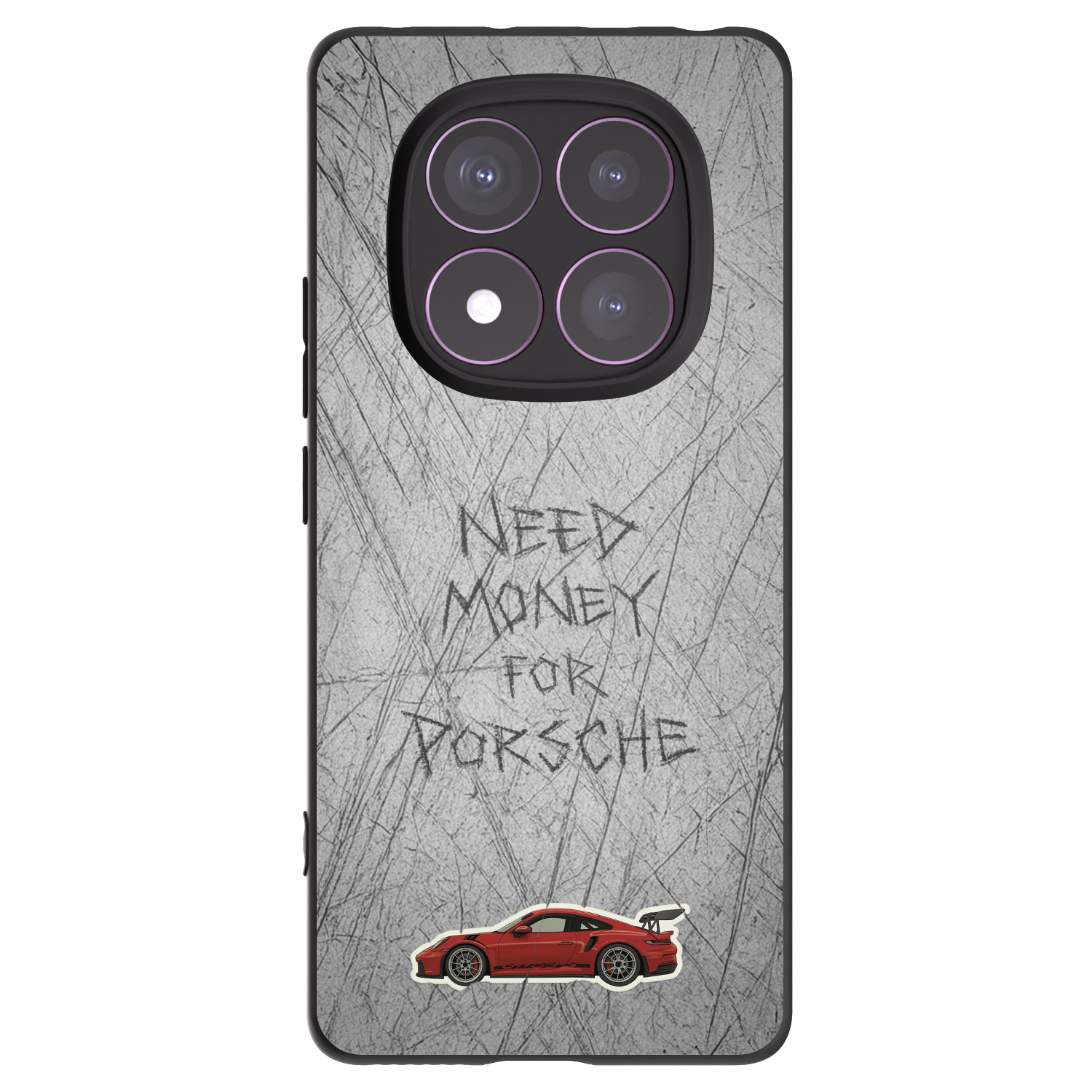 Picasee silikonski črni ovitek za Xiaomi Redmi Note 14 Pro 4G - Garage Scratch