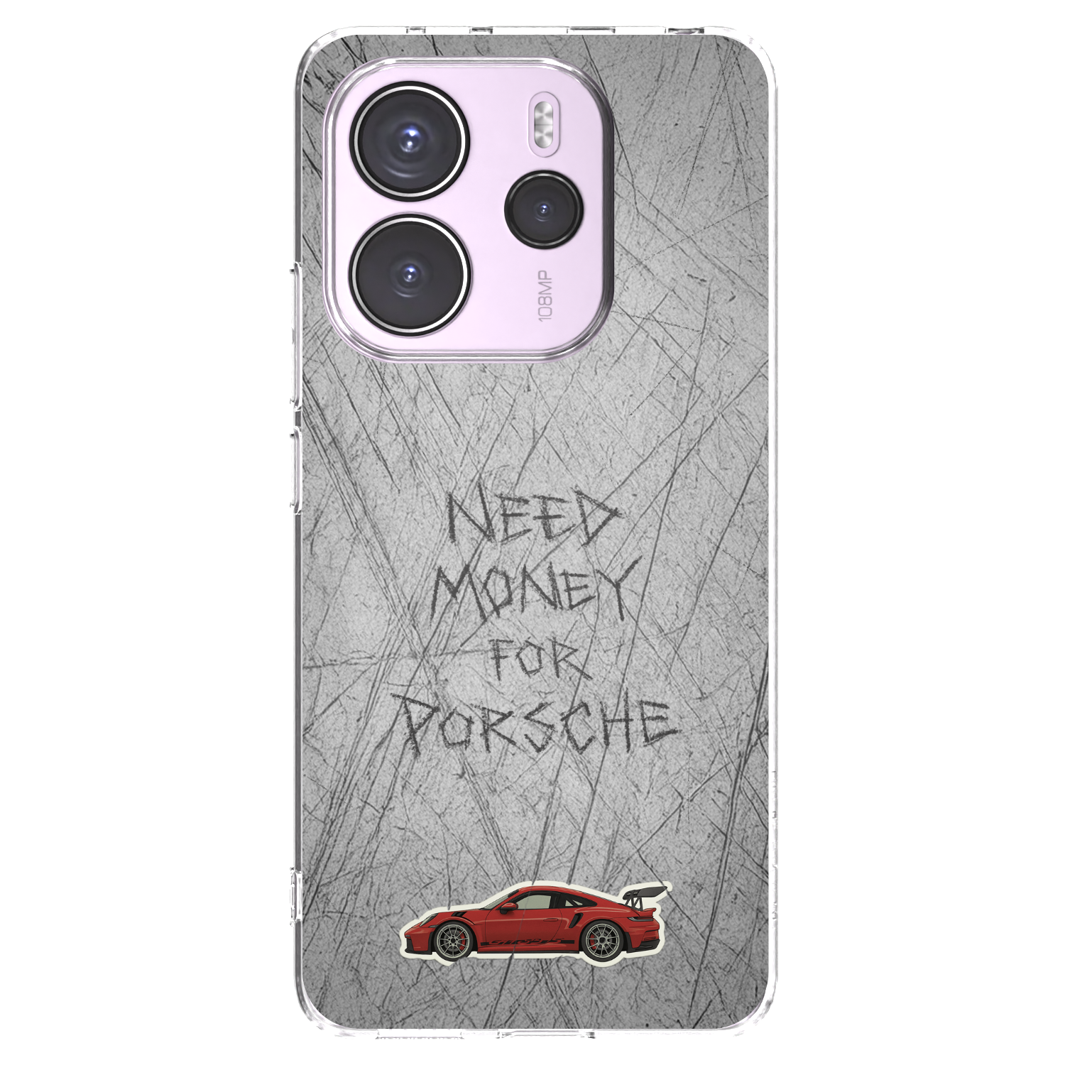 Picasee silikonski prozorni ovitek za Xiaomi Redmi Note 14 4G - Garage Scratch