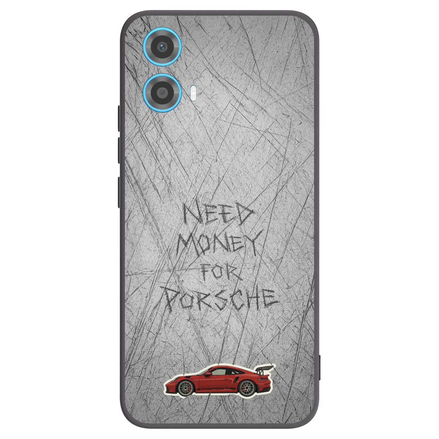 Picasee silikonski črni ovitek za Motorola Moto G34 5G - Garage Scratch
