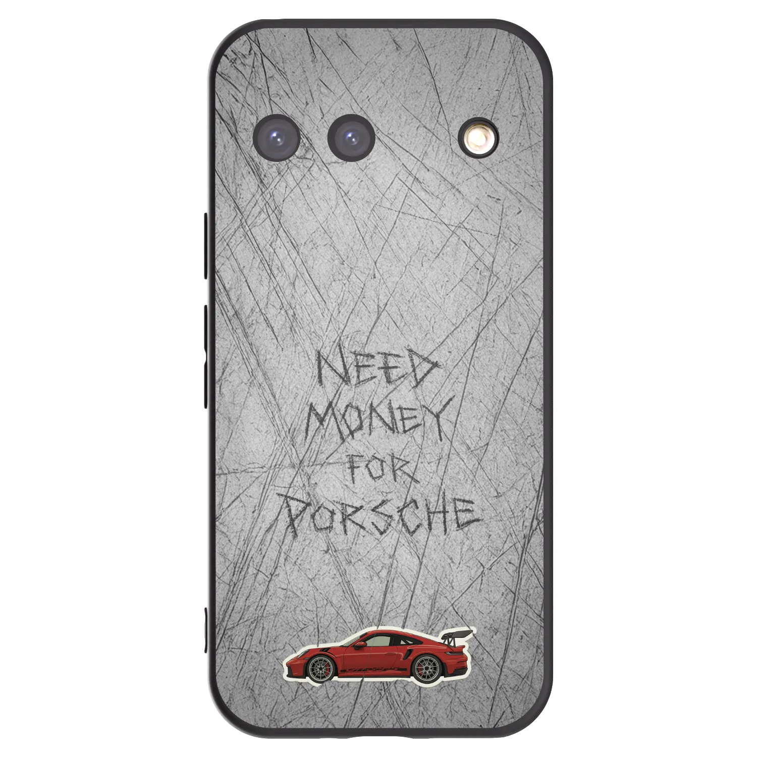 Picasee silikonski črni ovitek za Google Pixel 9 - Garage Scratch