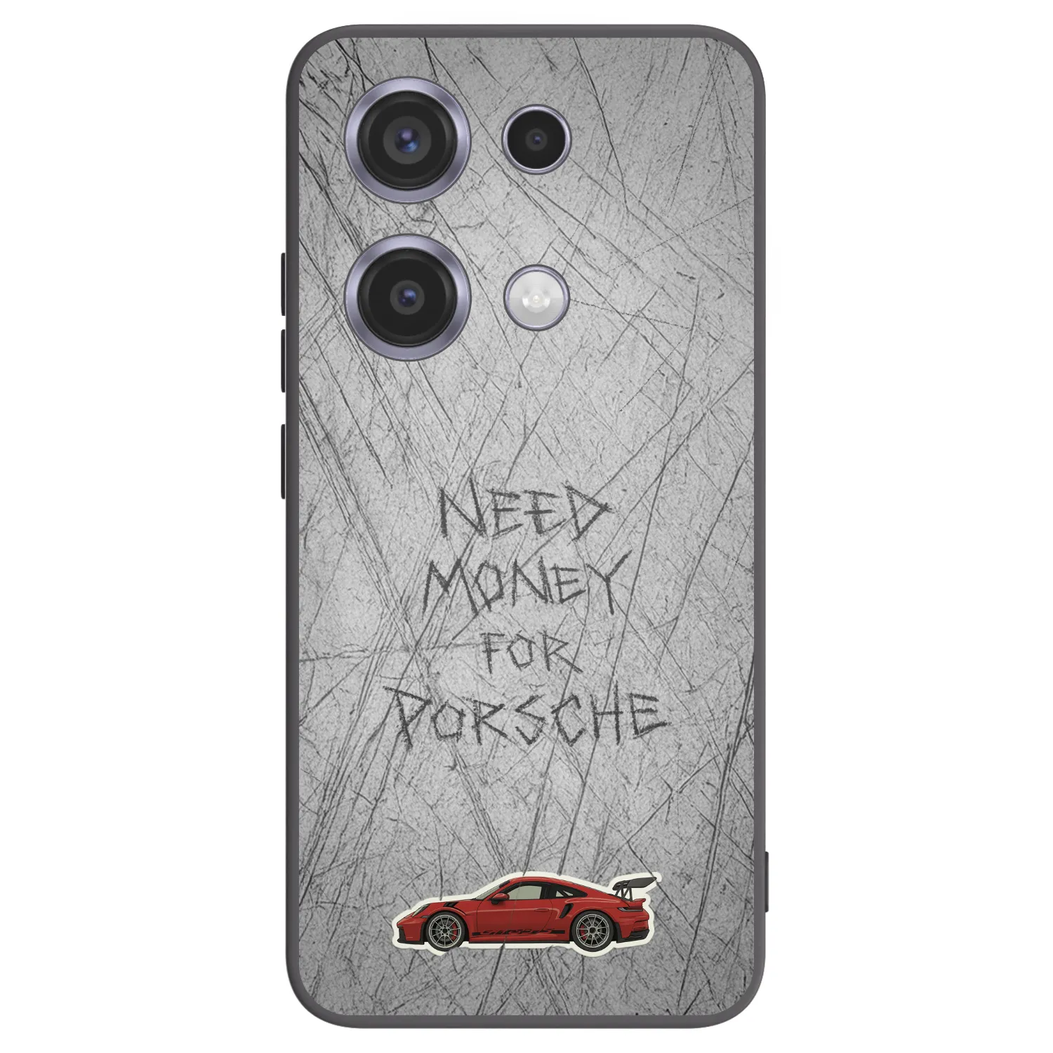 Picasee silikonski črni ovitek za Xiaomi Redmi Note 14S - Garage Scratch