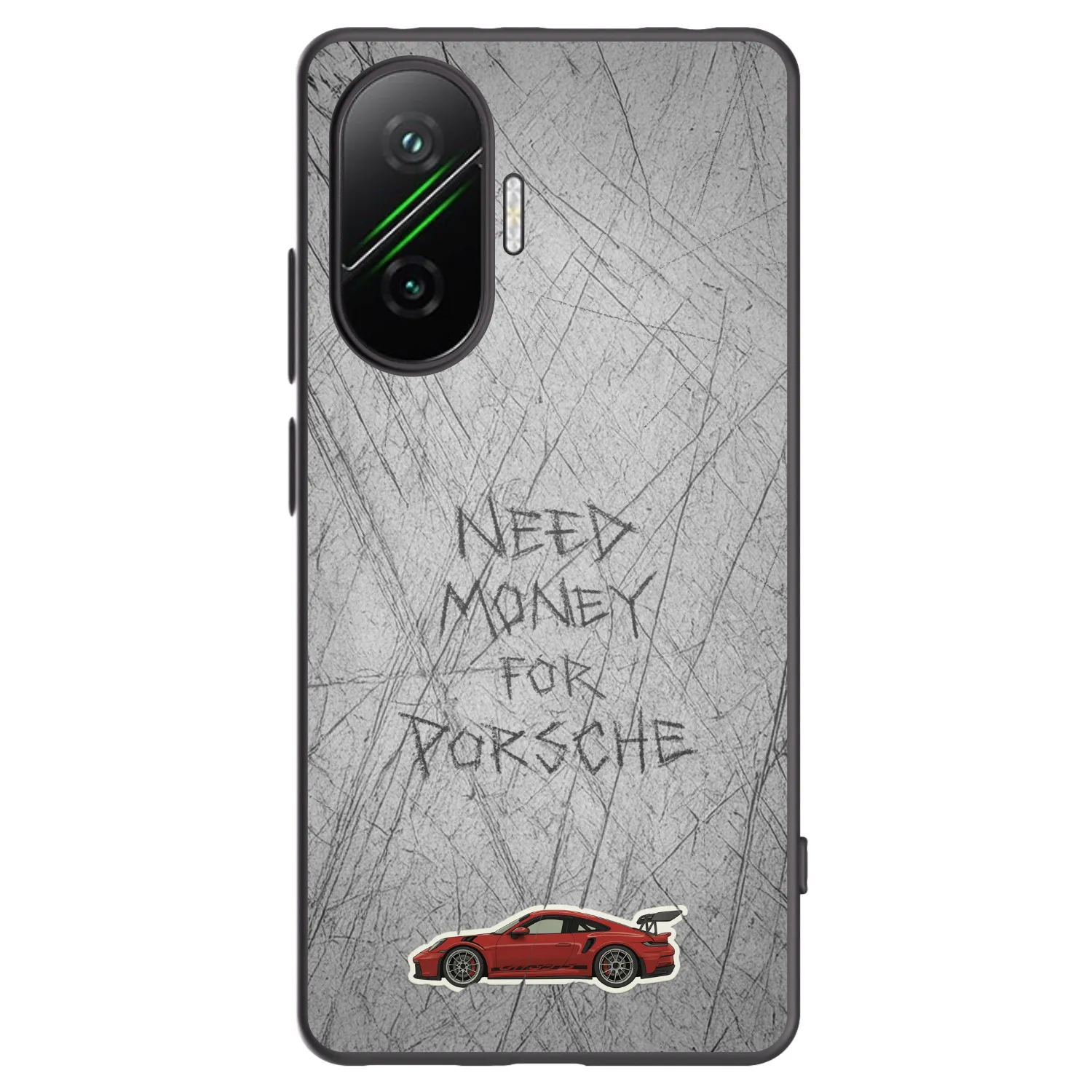 Picasee silikonski črni ovitek za Xiaomi Poco F7 5G - Garage Scratch