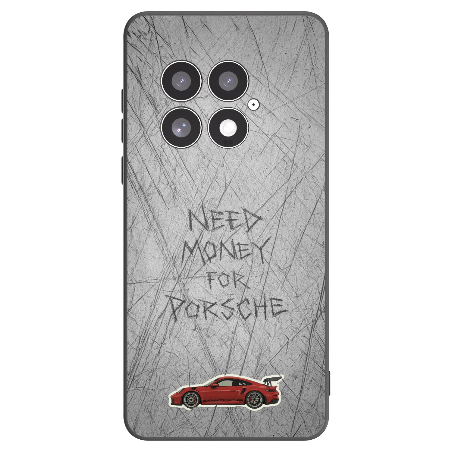 Picasee silikonski črni ovitek za OnePlus 13 5G - Garage Scratch