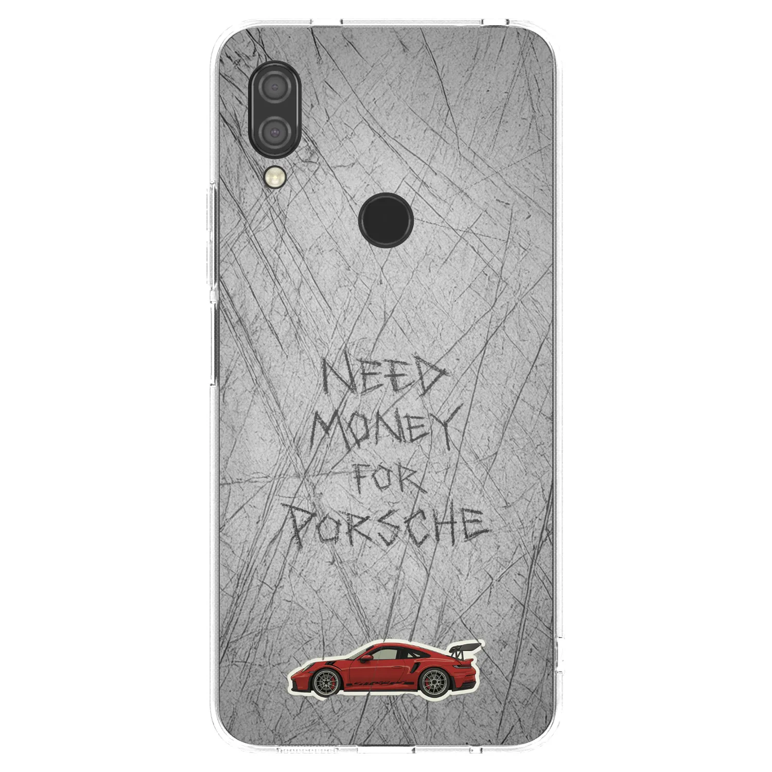 Picasee silikonski prozorni ovitek za Xiaomi Redmi 7 - Garage Scratch
