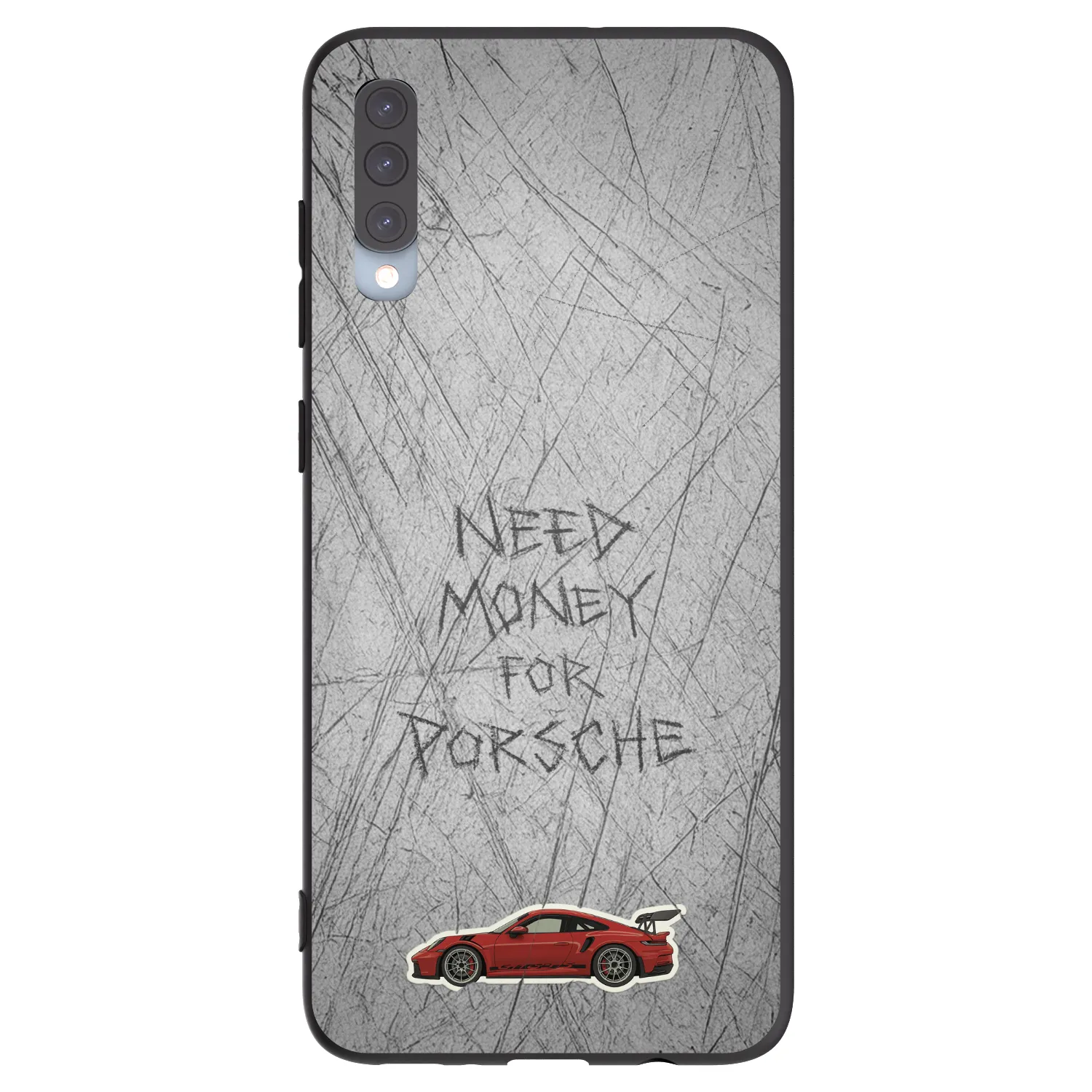 Picasee silikonski črni ovitek za Samsung Galaxy A70 A705F - Garage Scratch