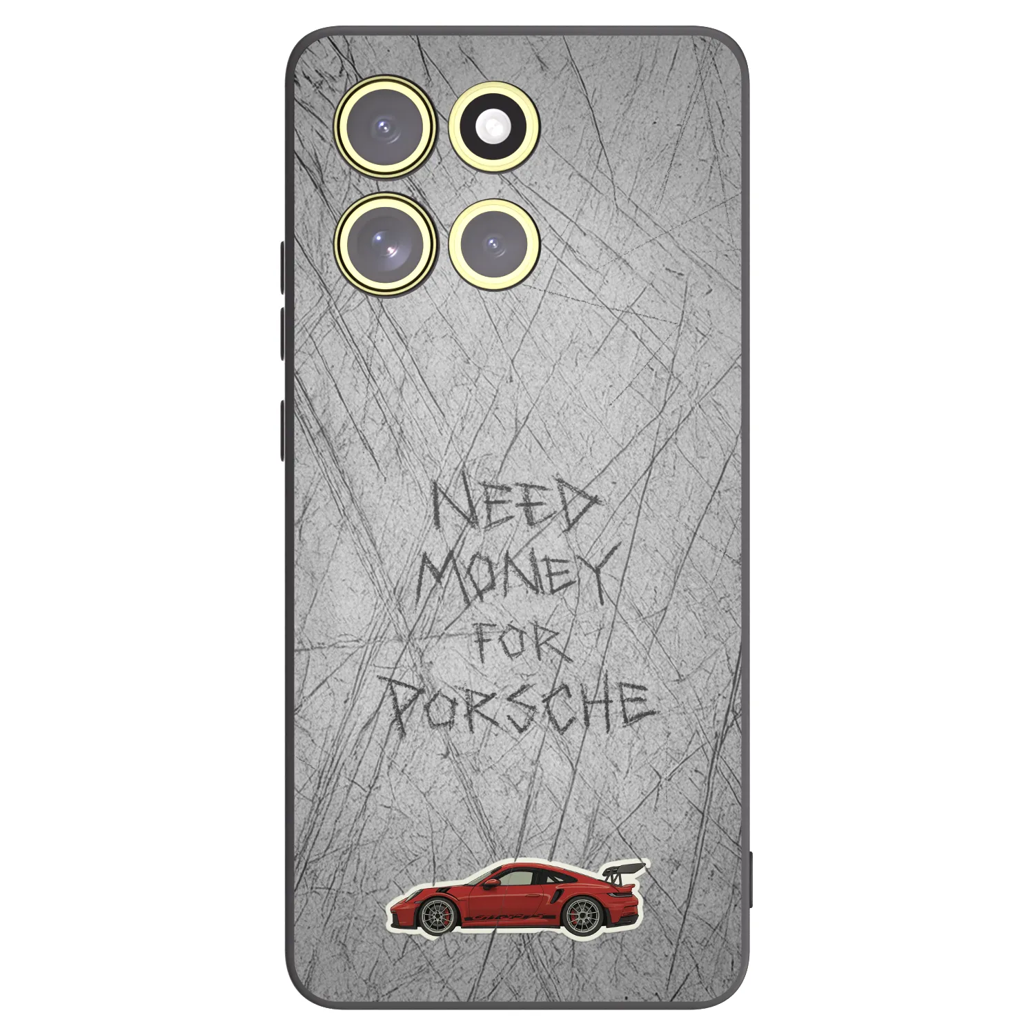 Picasee silikonski črni ovitek za Motorola Moto G86 5G - Garage Scratch