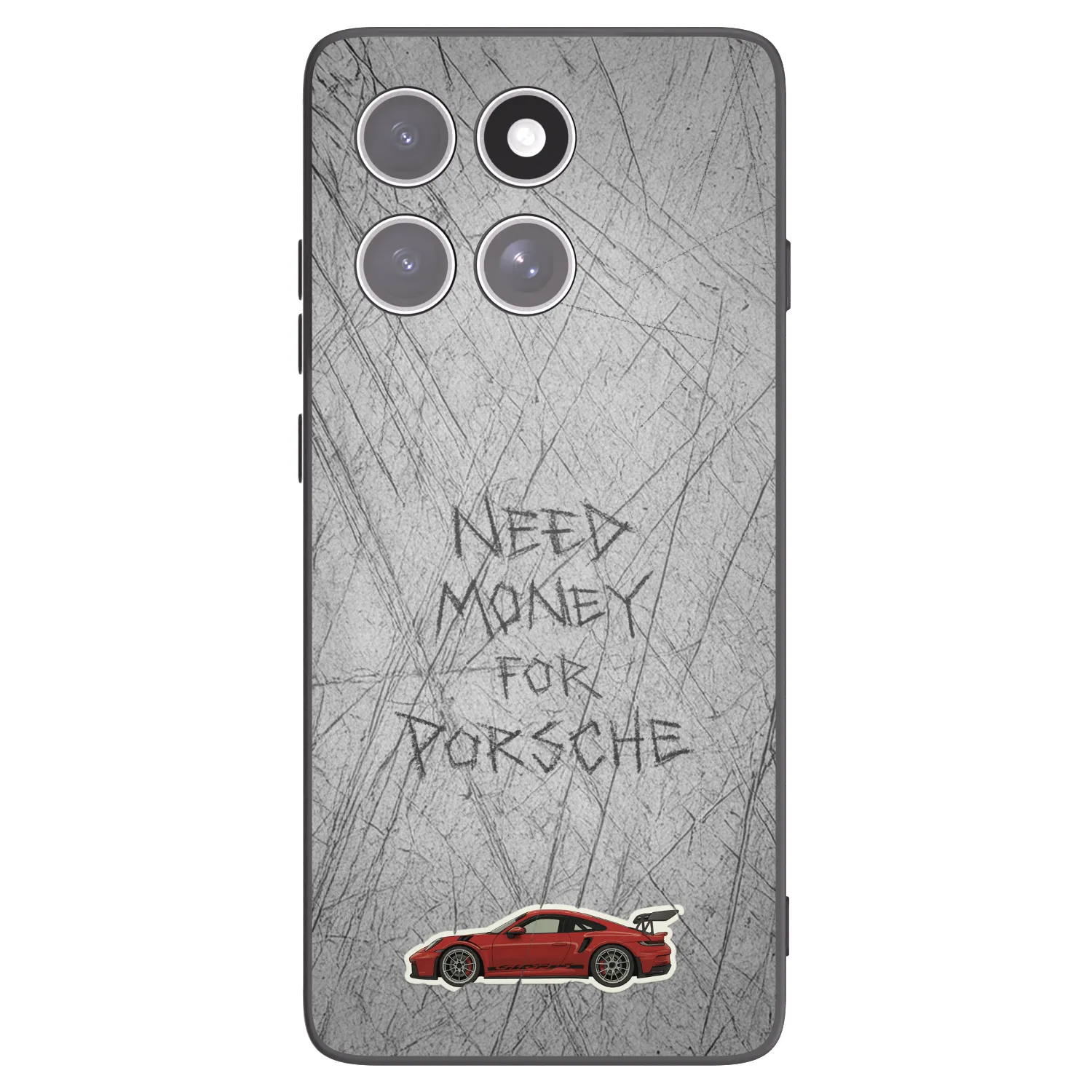 Picasee silikonski črni ovitek za Motorola Edge 60 Fusion - Garage Scratch