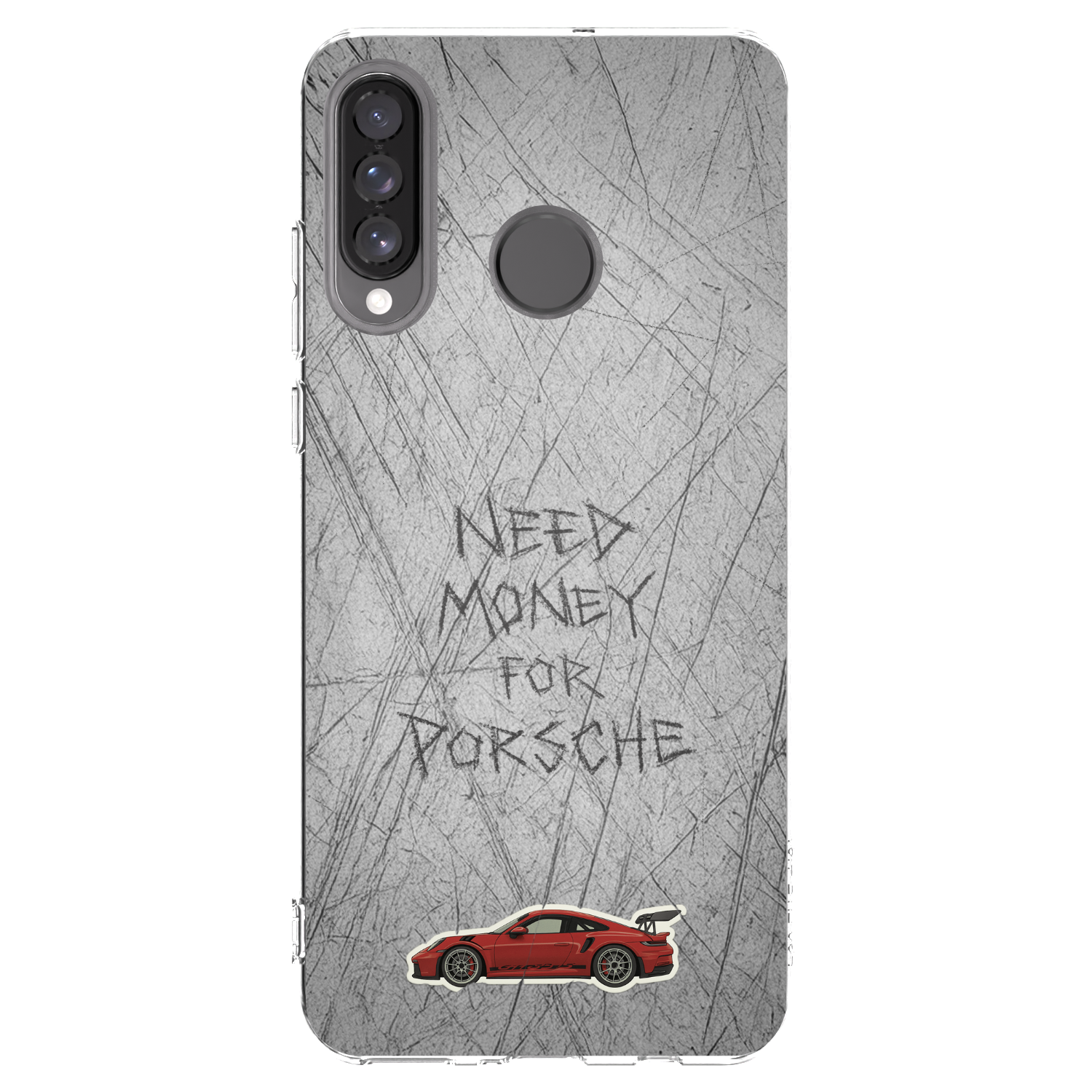 Picasee silikonski prozorni ovitek za Huawei P30 Lite - Garage Scratch