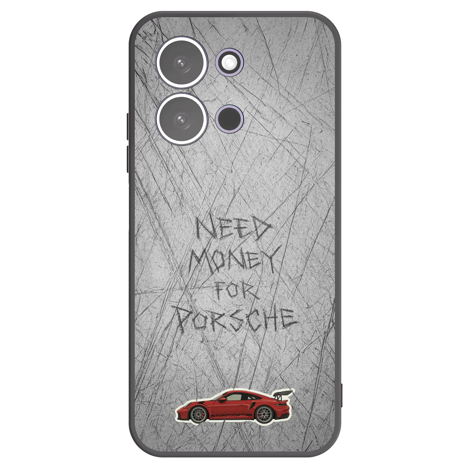 Picasee silikonski črni ovitek za Xiaomi Redmi 15C 5G - Garage Scratch