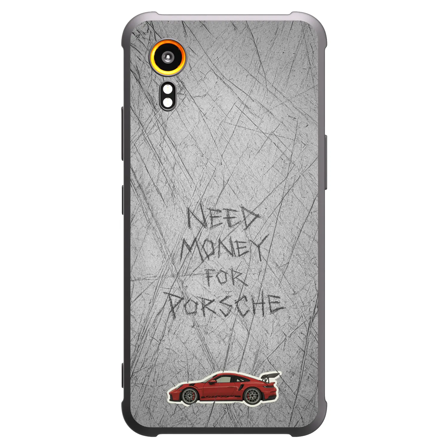 Picasee silikonski črni ovitek za Samsung Galaxy Xcover 7 - Garage Scratch