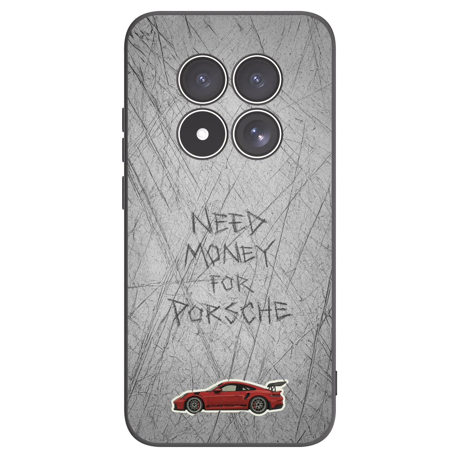 Picasee silikonski črni ovitek za Xiaomi Redmi Note 15 Pro 5G - Garage Scratch