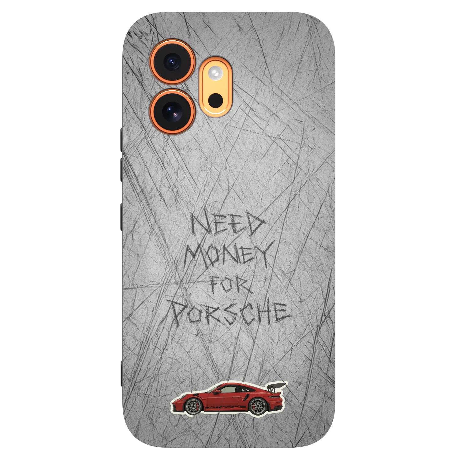 Picasee silikonski črni ovitek za Honor 600 - Garage Scratch
