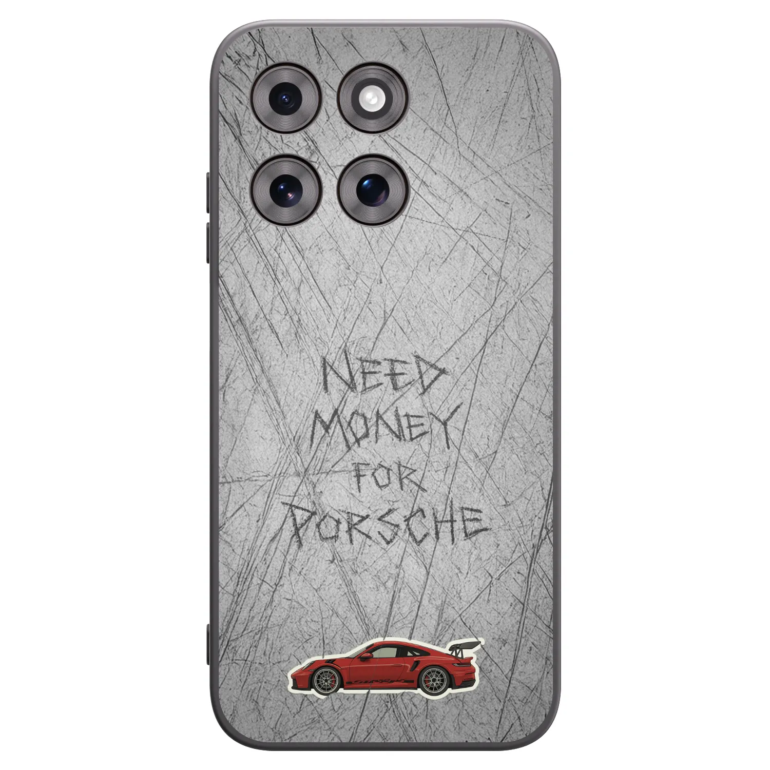 Picasee silikonski črni ovitek za Motorola Moto G77 - Garage Scratch