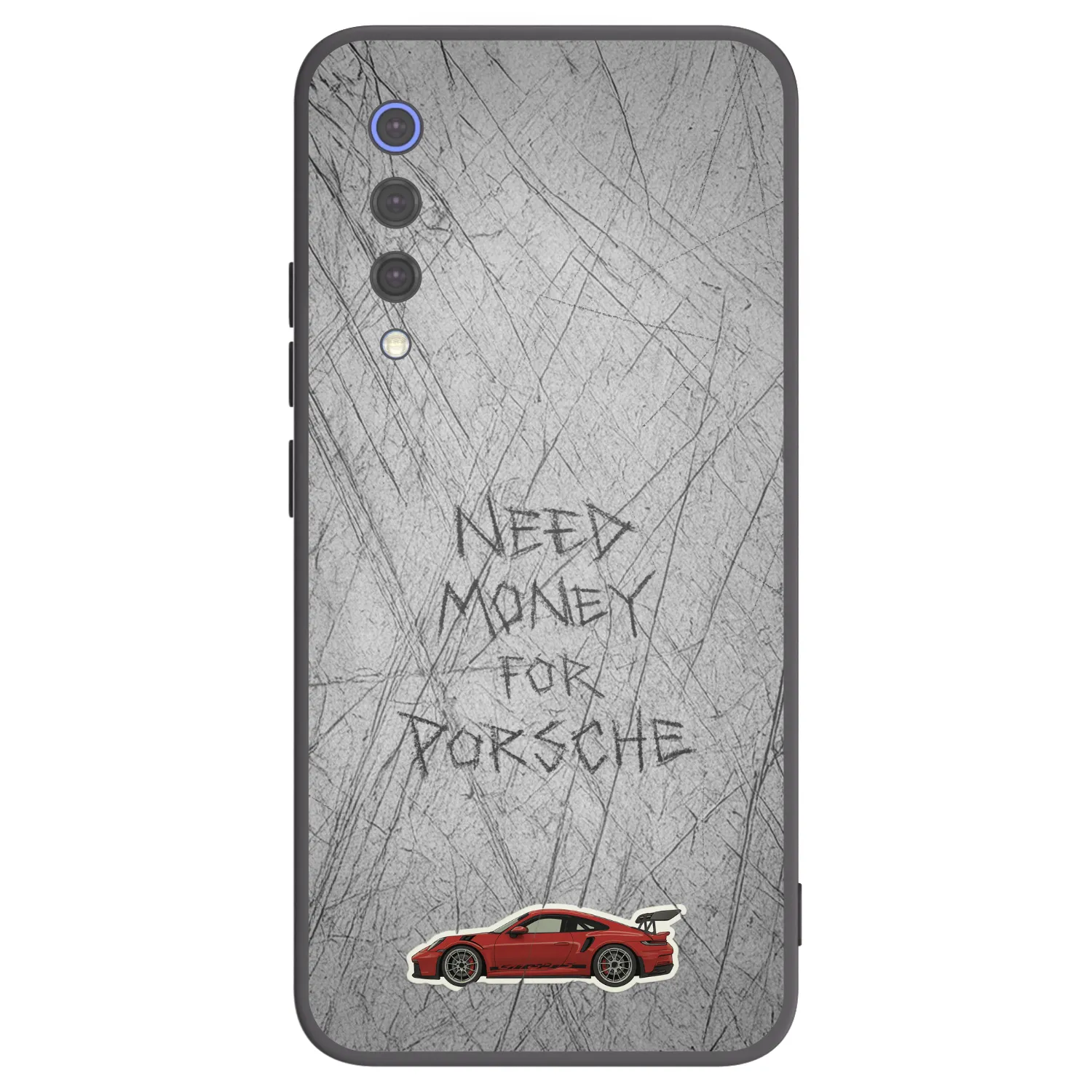 Picasee silikonski črni ovitek za Xiaomi Mi 9 SE - Garage Scratch