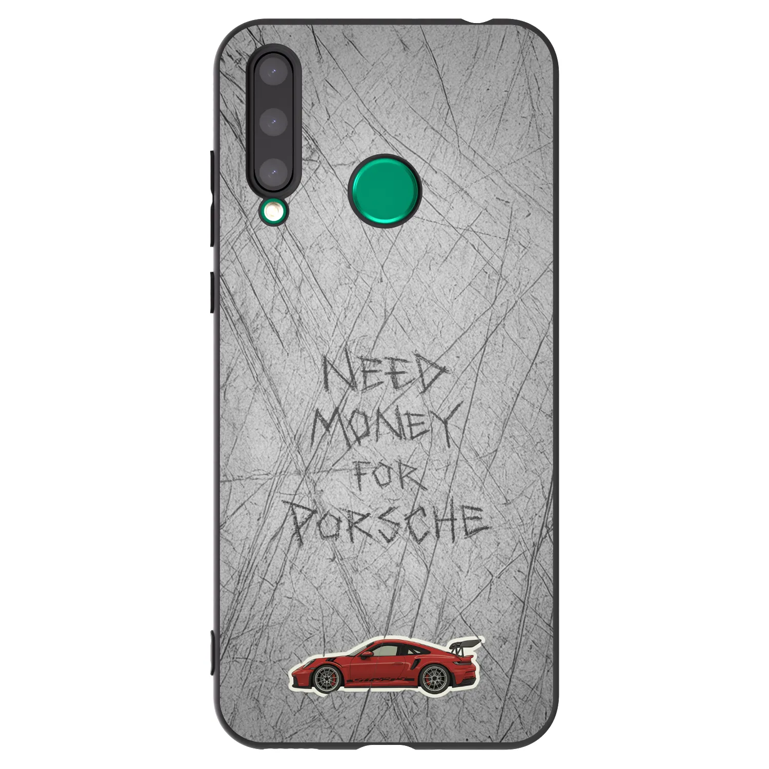 Picasee silikonski črni ovitek za Honor 20 Lite - Garage Scratch