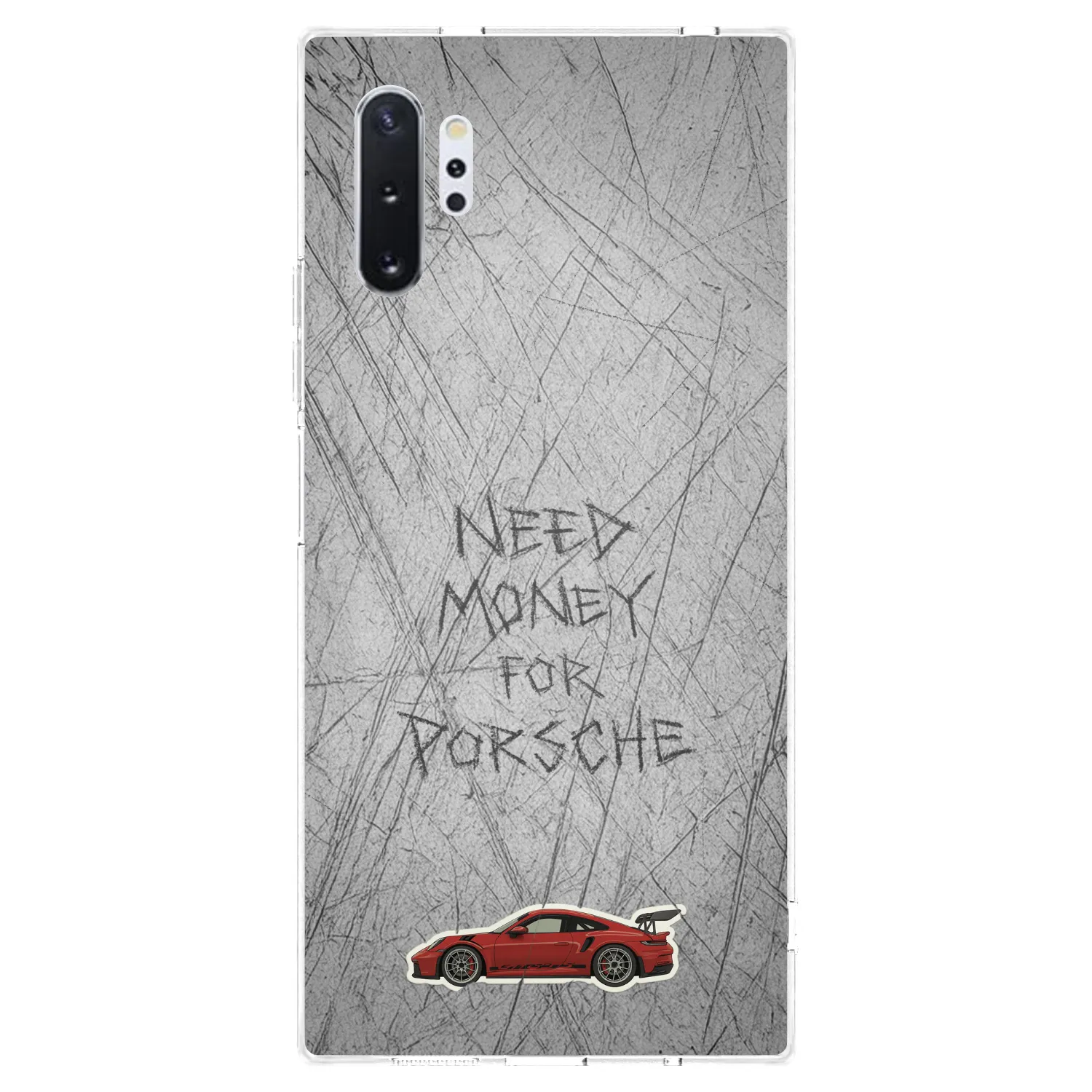 Picasee silikonski prozorni ovitek za Samsung Galaxy Note 10+ N975F - Garage Scratch