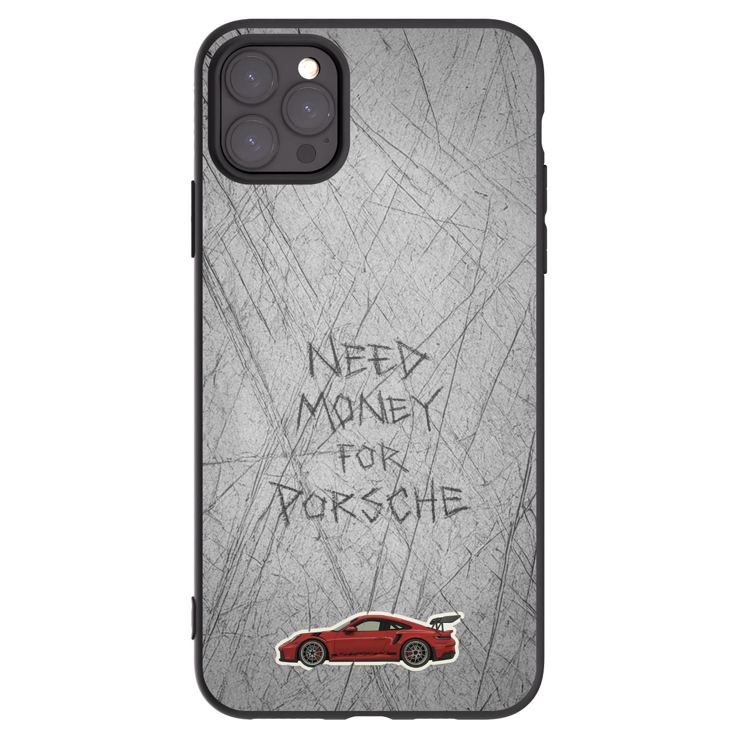 Picasee silikonski črni ovitek za Apple iPhone 11 Pro Max - Garage Scratch