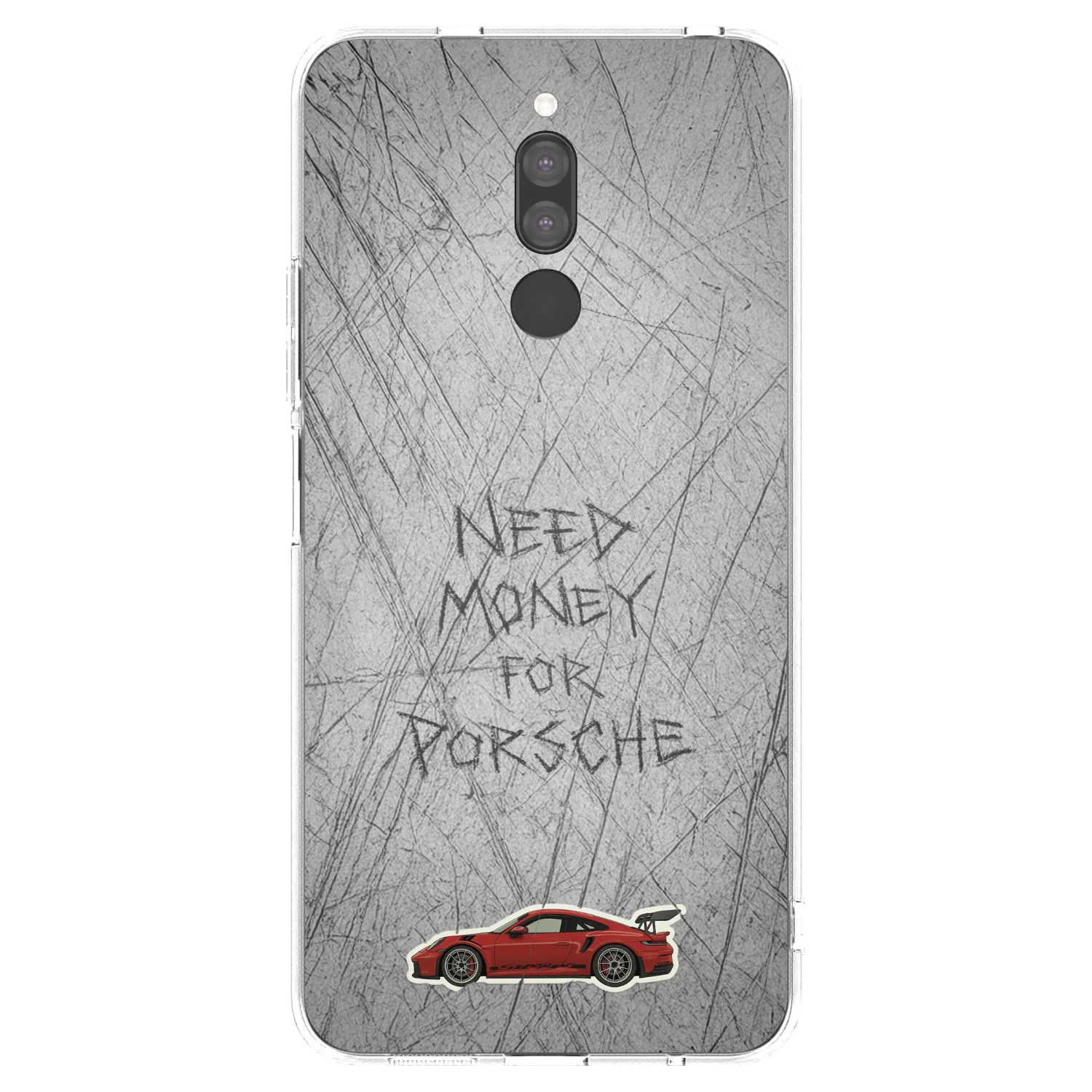Picasee silikonski prozorni ovitek za Xiaomi Redmi 8 - Garage Scratch