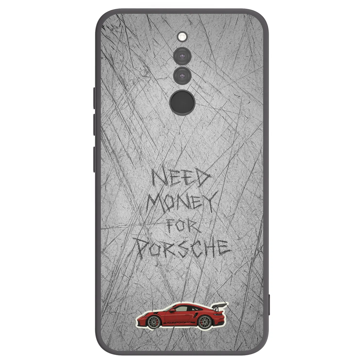 Picasee silikonski črni ovitek za Xiaomi Redmi 8 - Garage Scratch