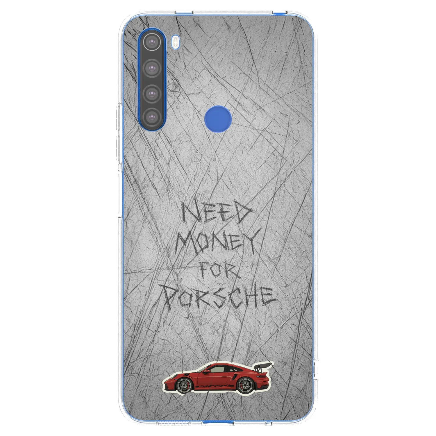 Picasee silikonski prozorni ovitek za Xiaomi Redmi Note 8T - Garage Scratch