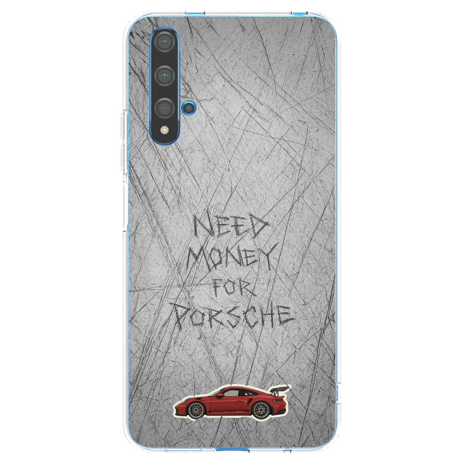Picasee silikonski prozorni ovitek za Huawei Nova 5T - Garage Scratch
