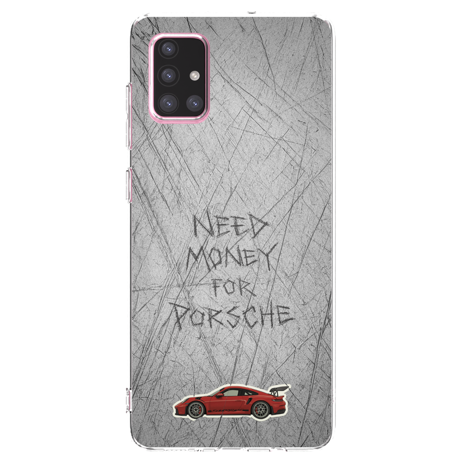 Picasee silikonski prozorni ovitek za Samsung Galaxy A71 A715F - Garage Scratch