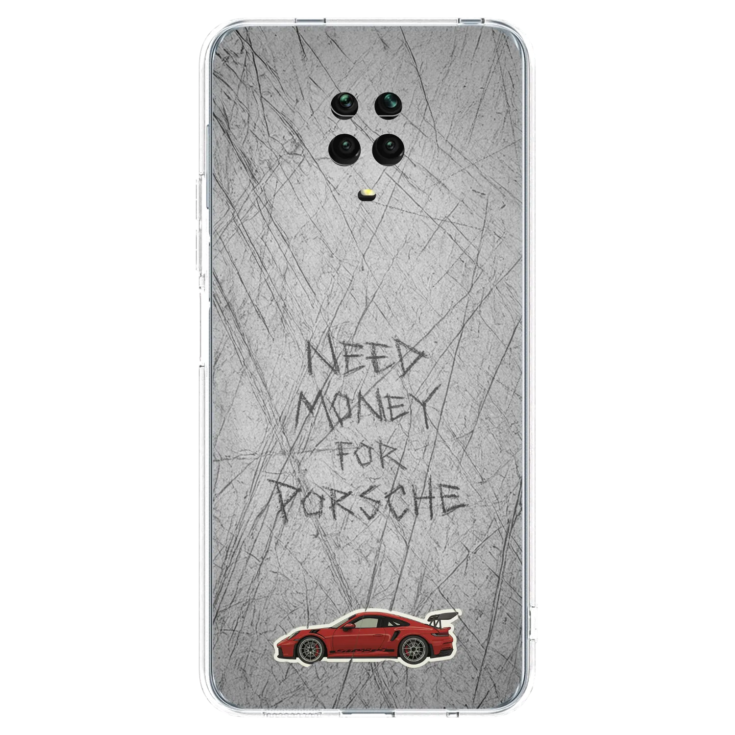 Picasee silikonski prozorni ovitek za Xiaomi Redmi Note 9 Pro - Garage Scratch