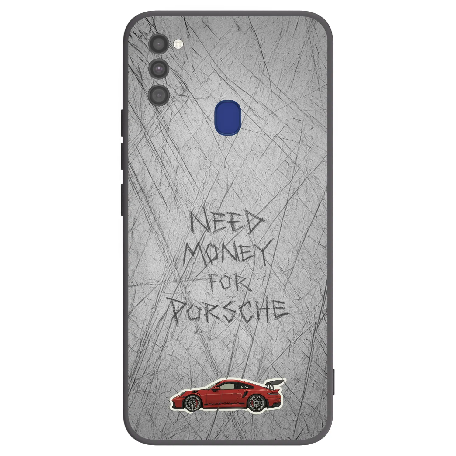 Picasee silikonski črni ovitek za Samsung Galaxy M21 M215F - Garage Scratch