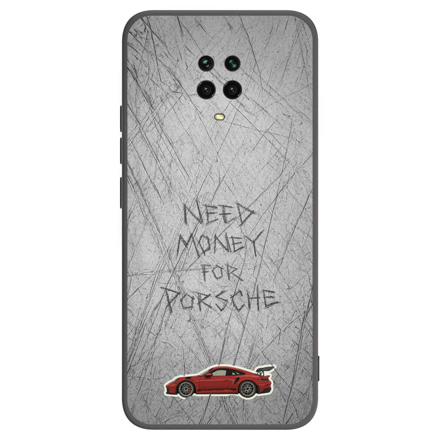 Picasee silikonski črni ovitek za Xiaomi Redmi Note 9S - Garage Scratch