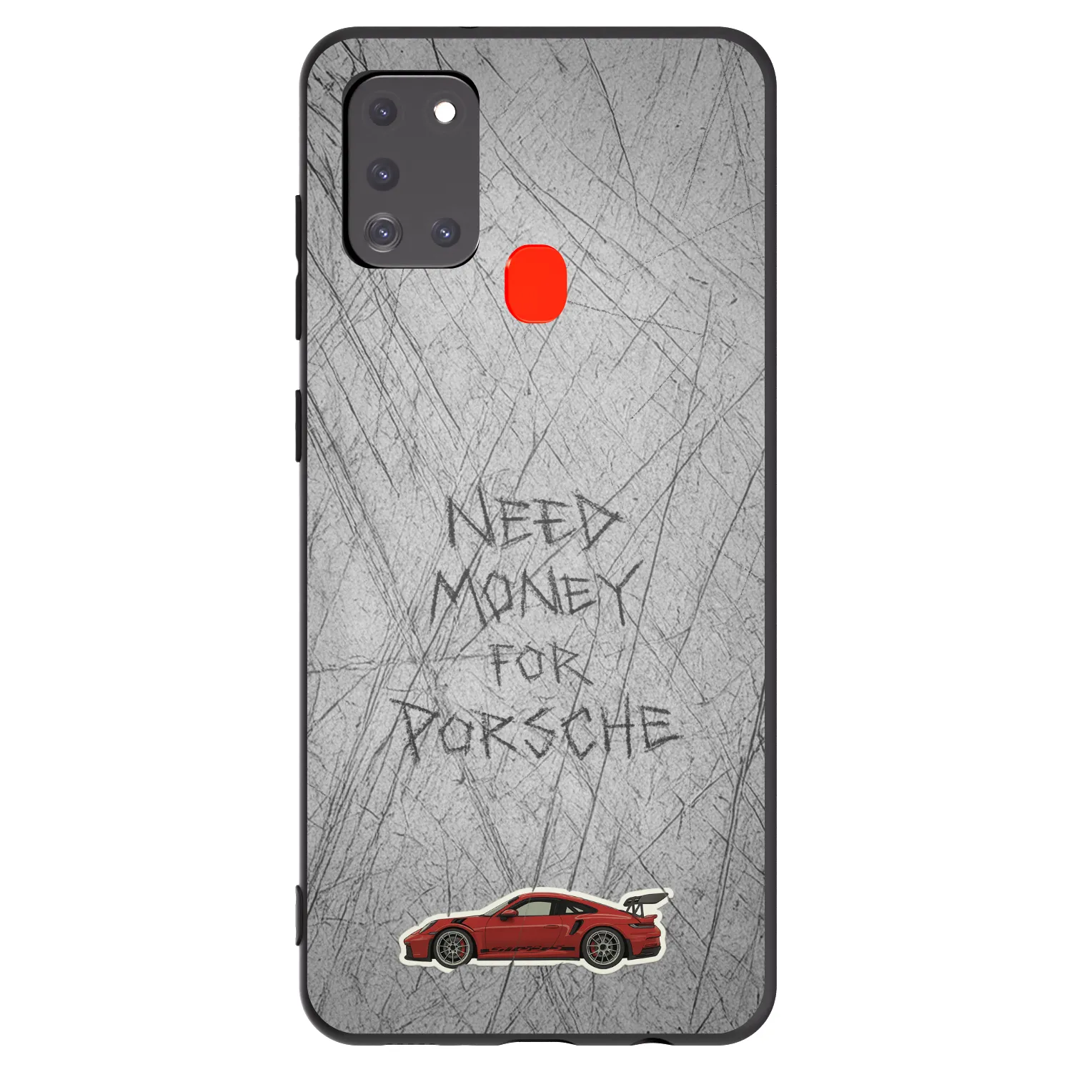 Picasee silikonski črni ovitek za Samsung Galaxy A21s - Garage Scratch