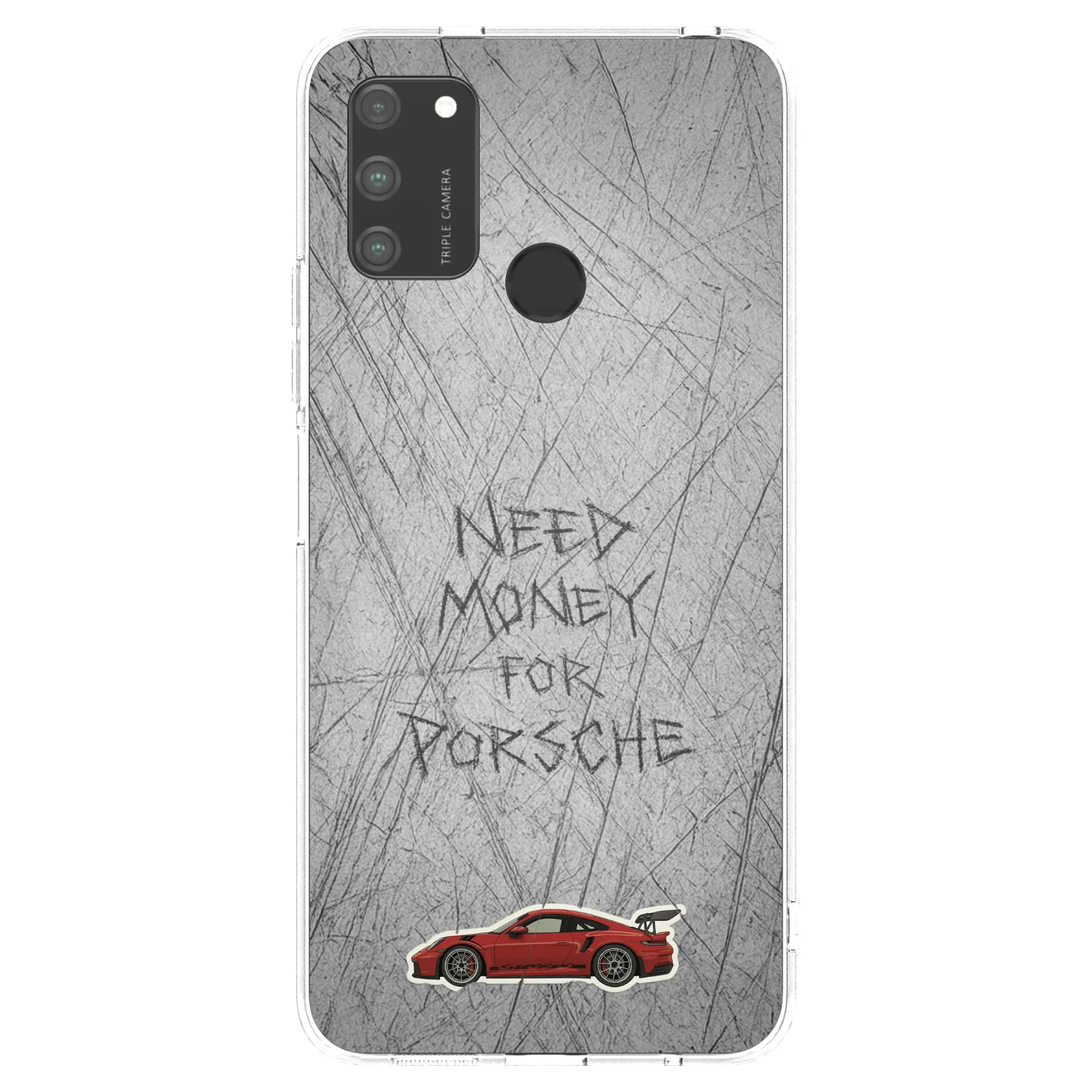 Picasee silikonski prozorni ovitek za Honor 9A - Garage Scratch