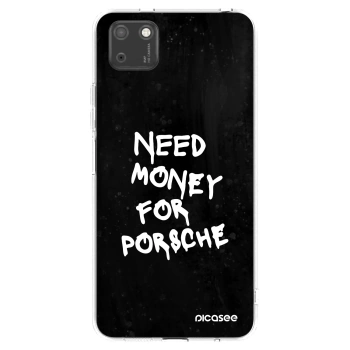 Picasee silikonski prozorni ovitek za Huawei Y5P - Black Dollar
